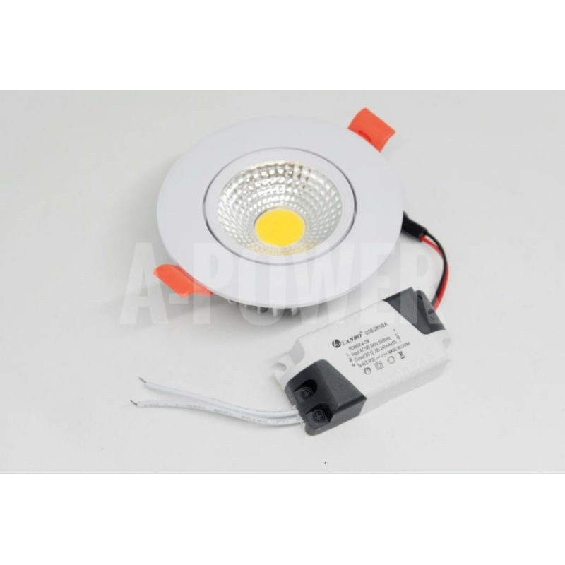 Lanbo - LED COB Downlight 1 mata (Putih / Kuning)