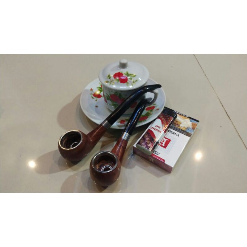 pipa rokok cangklong Bako nagasari kombinasi tanduk kerbau