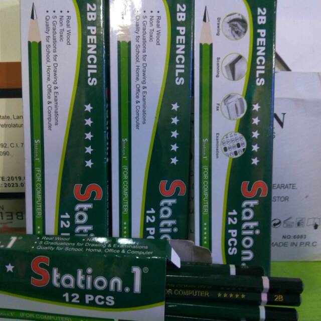 

Adzim Shop | 1 pcs Pensil 2b station1