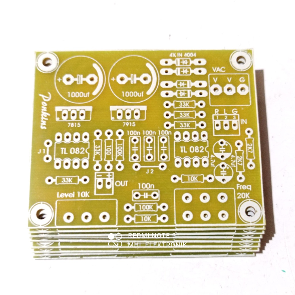 PCB FILTER SUBWOOFER FIBER FR4