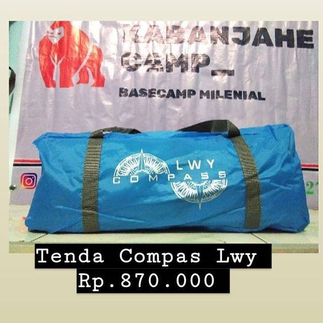 Tenda Camping Compas Lwy kapasitas 4-5 orang (Frame aloy)