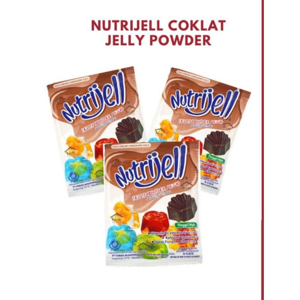 

Nutrijell Jelly powder agar-agar 30gr isi 3 termurah