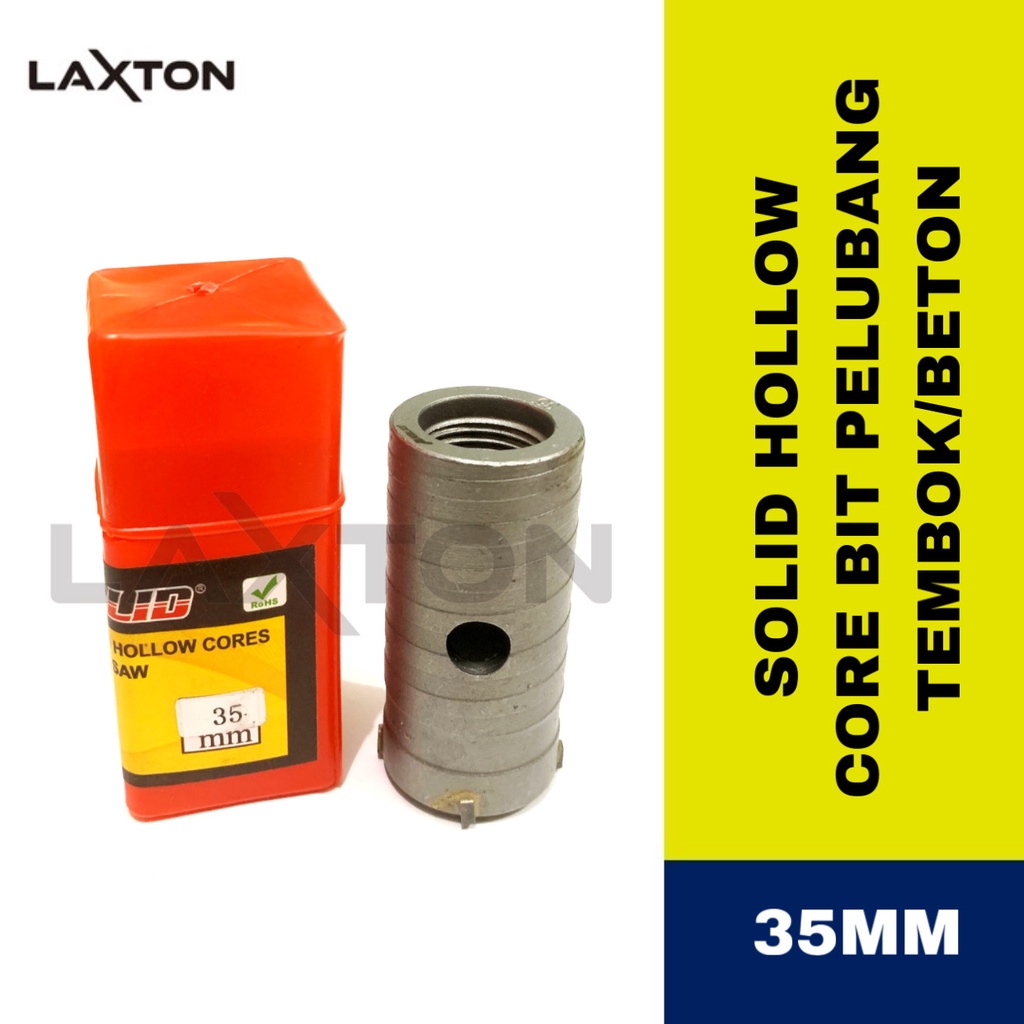 SOLID Hollow Core Drill Pelubang Tembok Beton 35mm