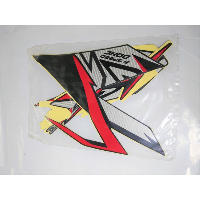 SALE -  Striping Lis Bodi &amp; Stiker Body CB150R 2017 Hitam Merah