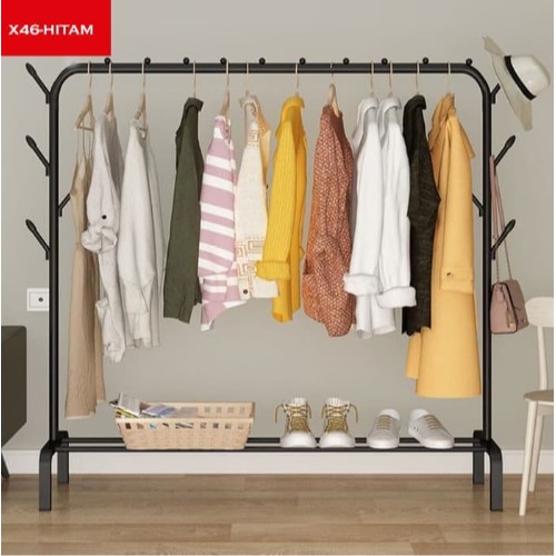 Rak Gantungan Baju / Topi / Tas / Tempat Sepatu / Clothes Hanger Rack Rak Pakaian