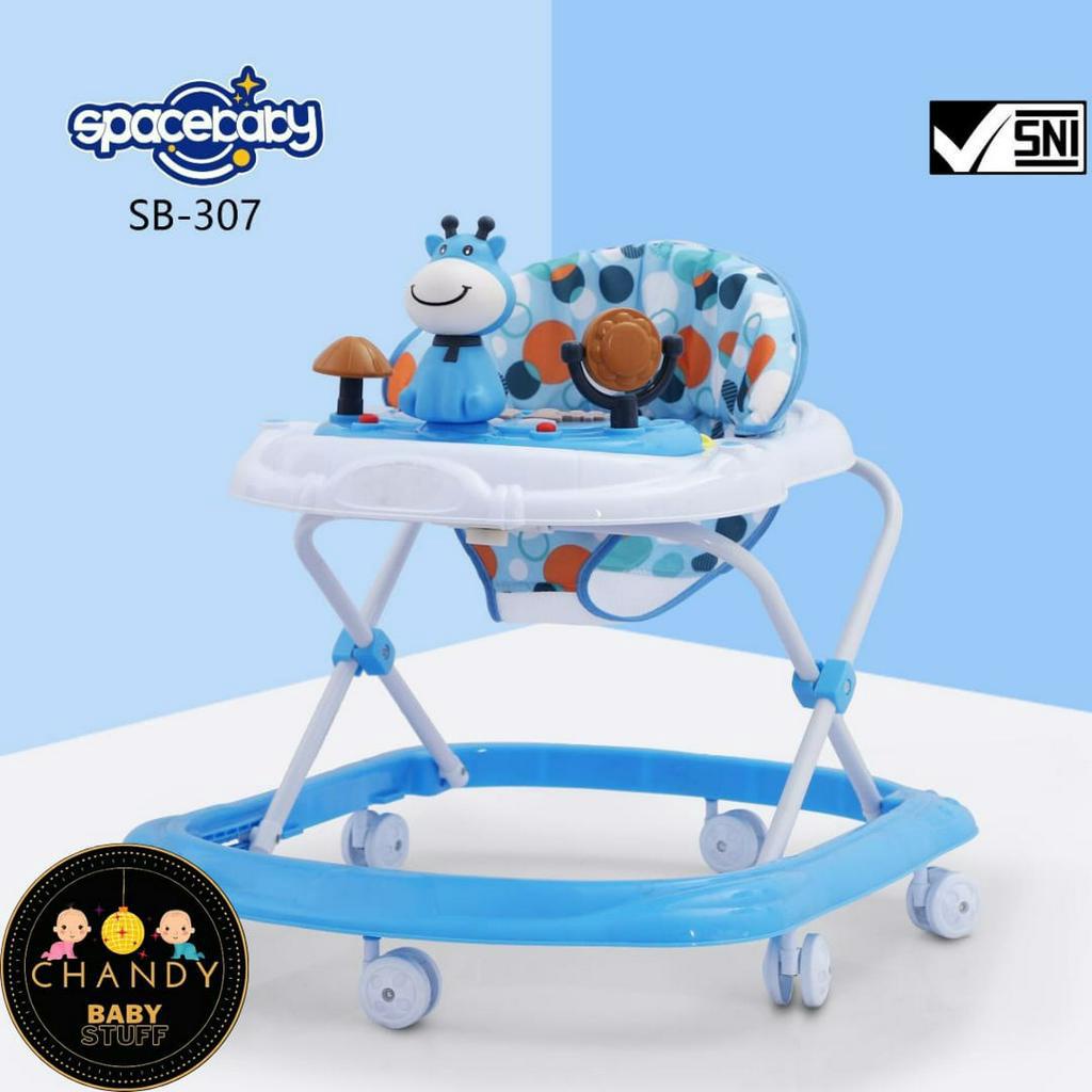 BABY WALKER SPACE BABY SB 307 ( DEER ) MAINAN RUSA ADA MUSIK DAN MUSIK