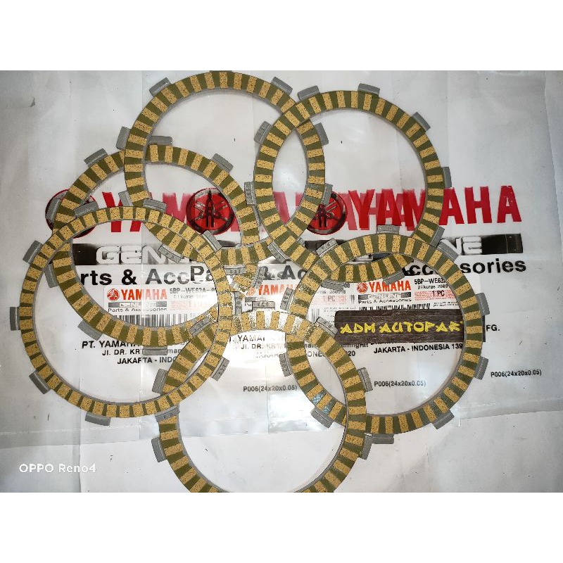 Kampas kopling racing YGP 5BP set 6PCH Scorpio lama Scorpio z (6Lembar ORI YGP Resing)