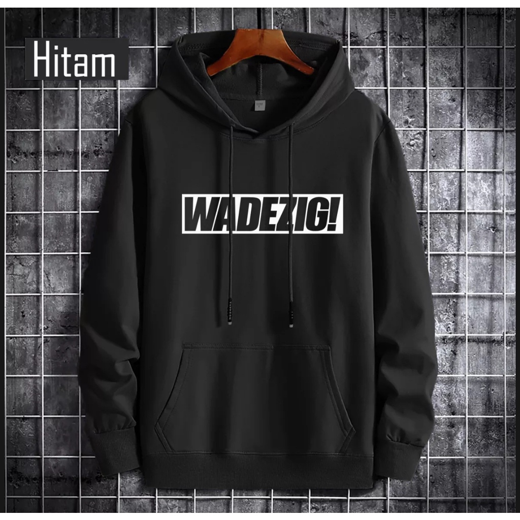 WADEZIG - SWEATER HODDIE UNISEX JUMBO / SWEATER OVERSIZE WANITA/ SWEATER PRIA /SWEATER WADEZIG M -3XL (COD)