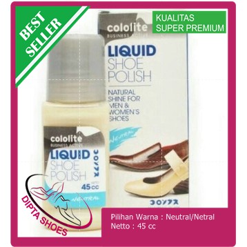 Cololite - Semir Sepatu Cair Netral / Liquid Shoe Polish Neutral