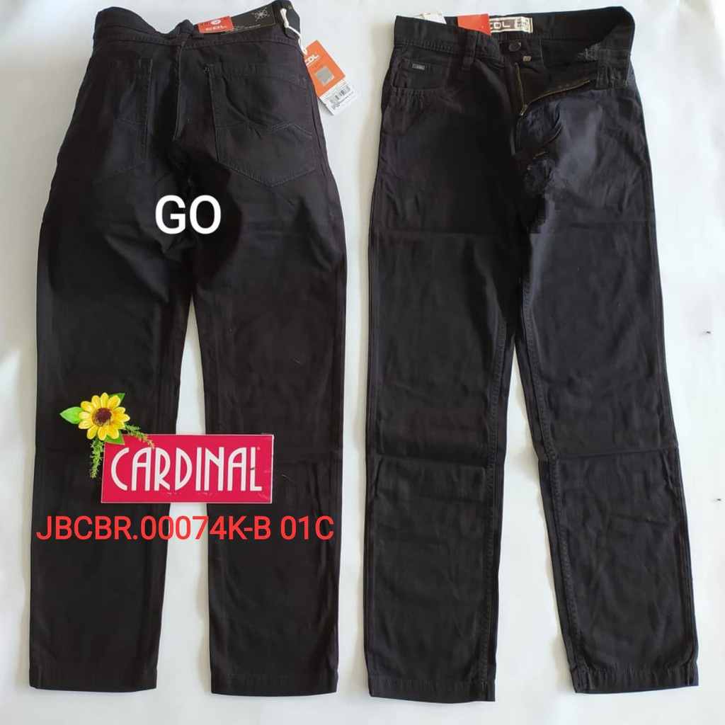 gos JBCBR CDL By CARDINAL OFFICER Celana Panjang Casual Chino Pockets Reguler Original Katun Bermuda