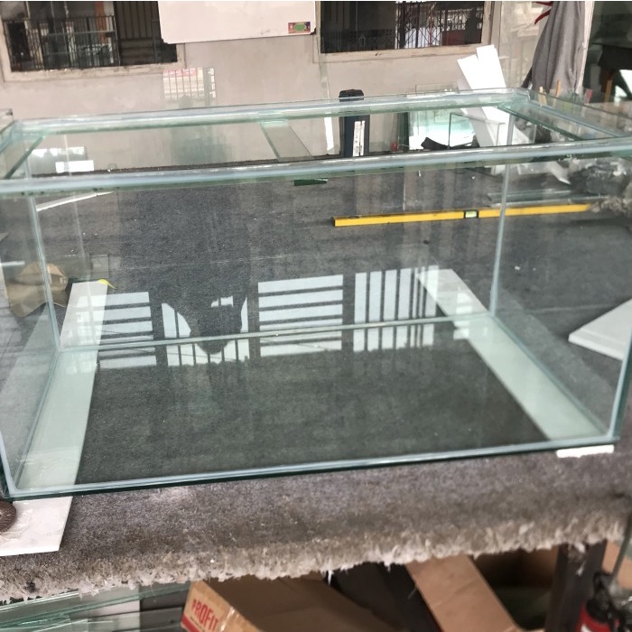 Aquarium 90X45X45 + Rak Besi Holo #Putra Aska