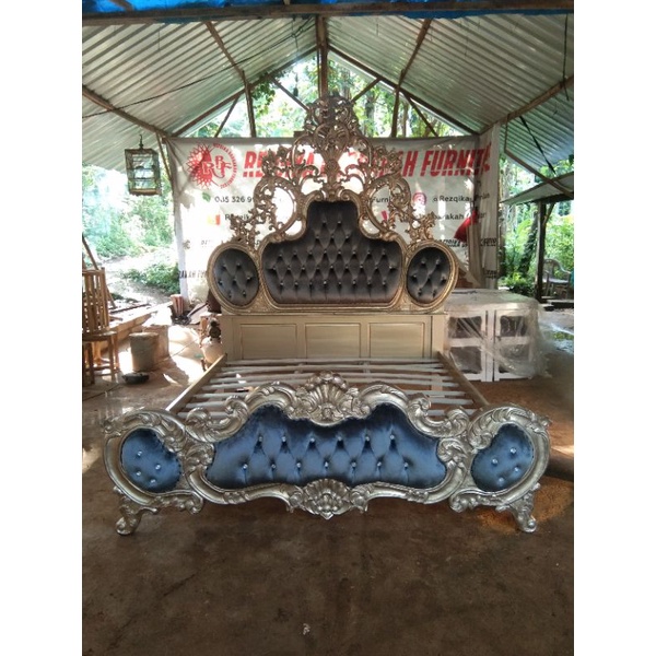 dipan ukir mewah/ranjang sultan ukir