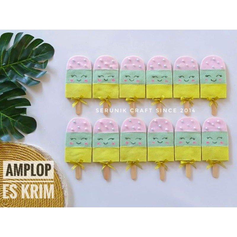 

Jual satuan amplop karakter lucu amplop es krim