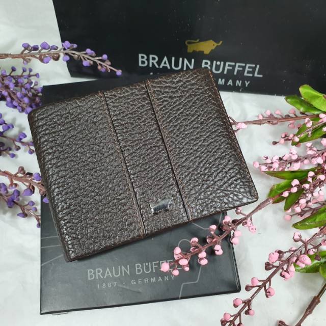 SALE Dompet pria braun buffel original dark brown