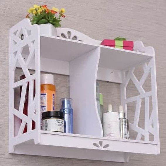 Penawaran Terbaik Persegi Rak Gantung Serbaguna Persegi Modern, Pasangnya Tanpa Bor ....