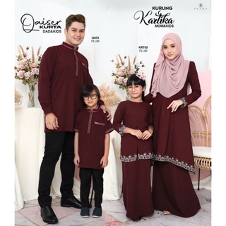 BAJU MELAYU ANDRE SEDONDON / PLUM / BAJU RAYA 2022 / FAMILY SET / KURUNG SULAM / SEDONDON KURUNG KAR