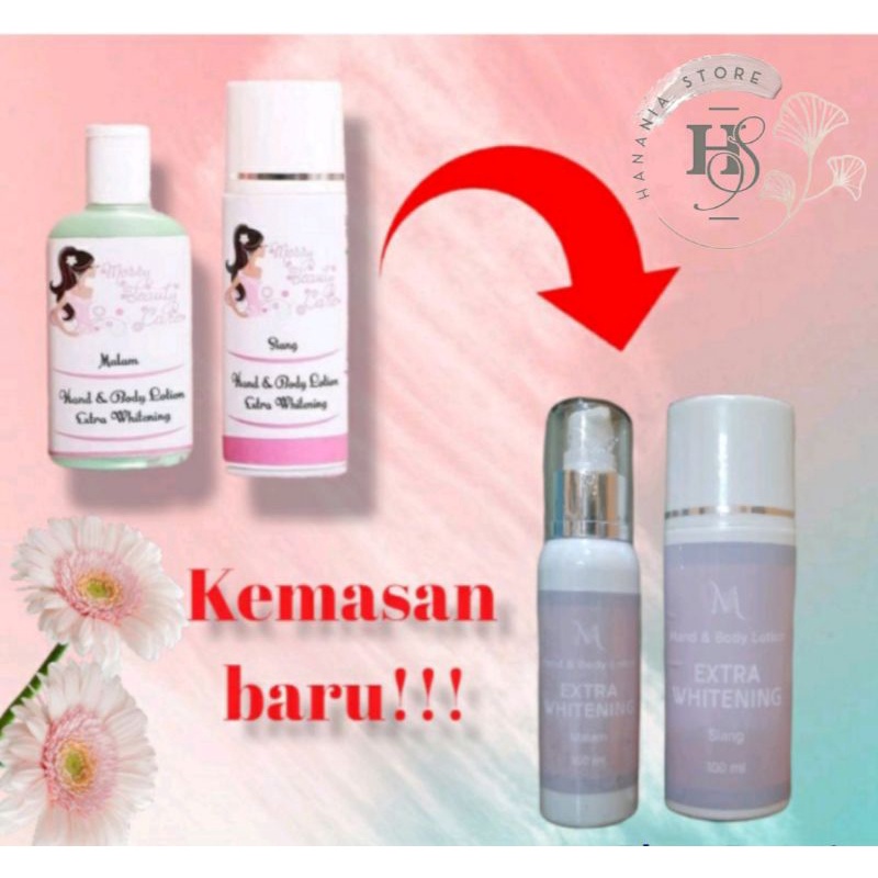 HB Pemutih Badan Body Lotion Whitening Merry Beautycare
