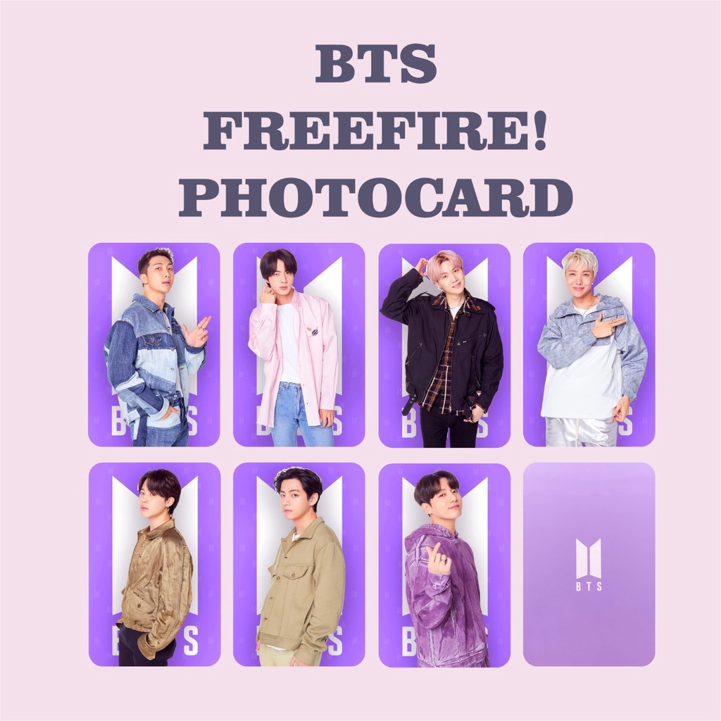 PHOTOCARD BTS FREEFIRE