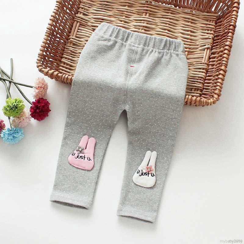  Celana  Legging  Panjang Ketat Warna Polos  untuk Bayi  Anak 