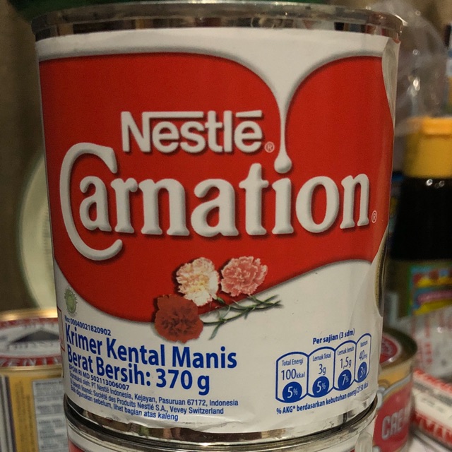 

Carnation Susu Kental Manis 370gr