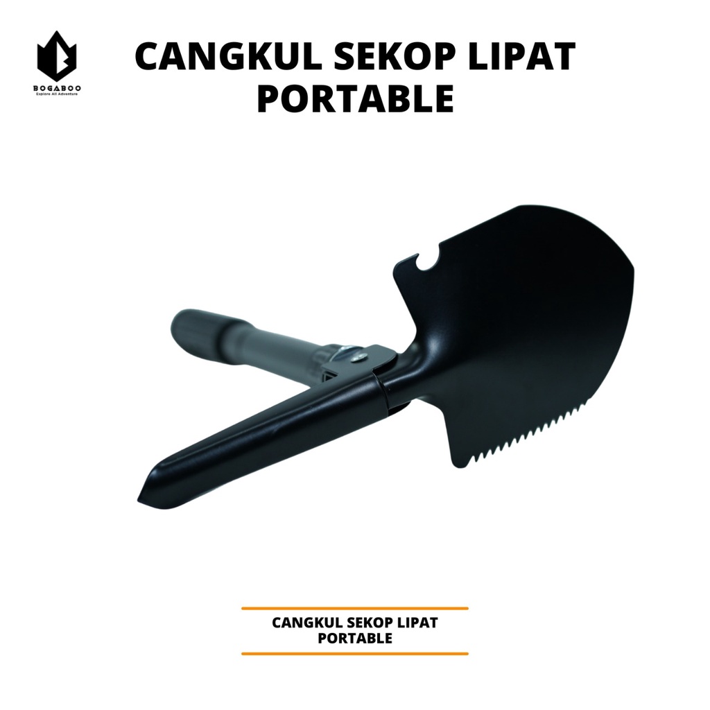 Sekop Lipat Mini Murah - Folding Shovel - Sekop - Cangkul Lipat