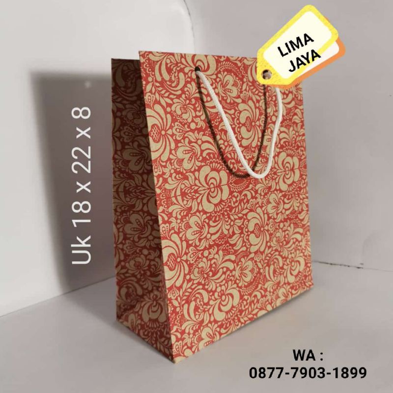 

PAPERBAG BATIK UK 18X22X8