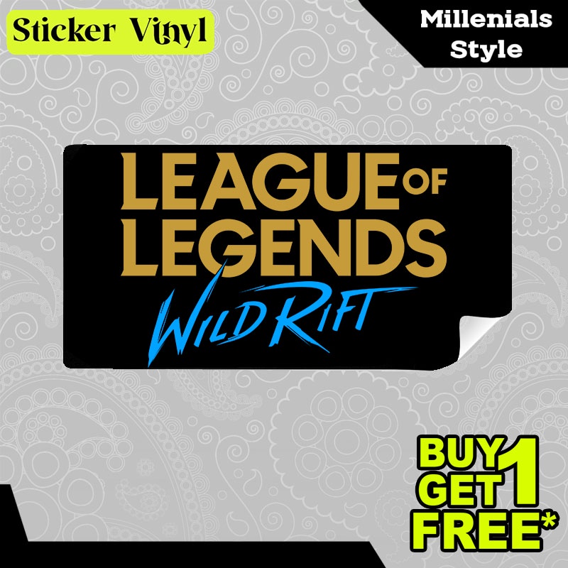 

Stiker Sticker League of Legends Wild Rift Game MOBA Mobile dan Console Indonesia Aesthetic Bahan Vinyl Satuan Anti Air