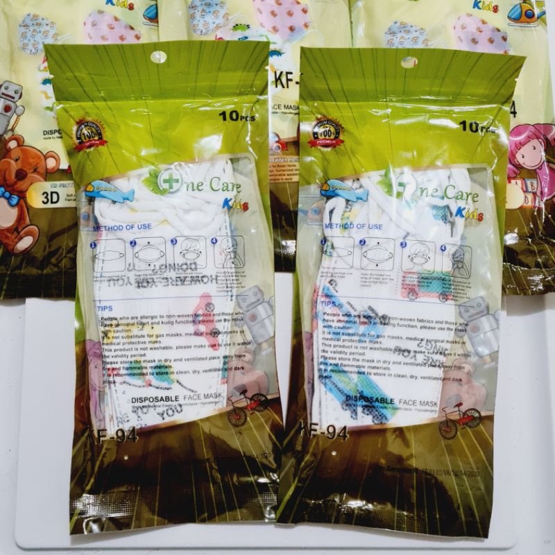 Masker Anak Onecare KF94 | Onecare kids kf94 3D EVO KOREA