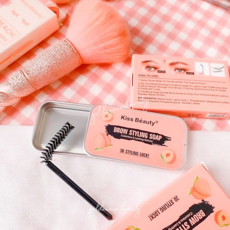 Eyebrow Wax/Brow 3D Styling Soap/Brow Pomade Waterproof Tahan Air Original