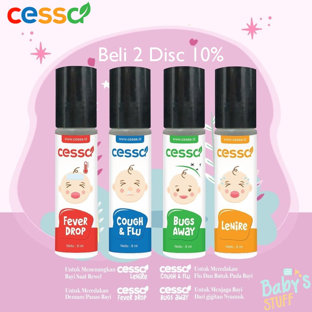 Cessa Essential Oil / Aromaterapi Bayi Pereda Batuk Penurun Demam