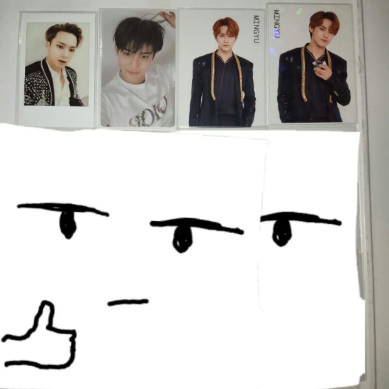 (BOOKED) MINGYU DIOR GYUDIOR M2U R1 LD YC GYUTENA LUCKY DRAW YOUR CHOICE PHOTOCARD HMV CHEKI AN ODE 