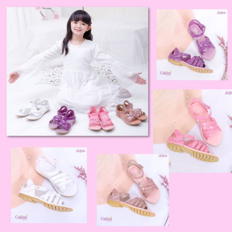 [ CALLISTA  ] sandal by labella id sandal anak perempuan  sandal cinderella sandal Princess sandal a
