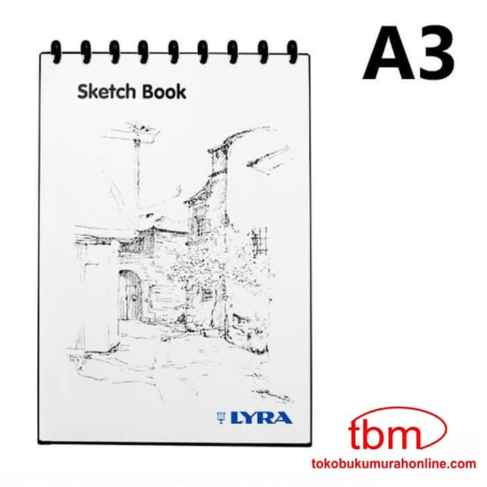 

LYRA SKETCH BOOK A3 ISI 30 LEMBAR / SKETCH BOOK LYRA