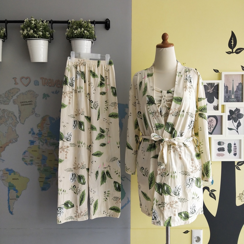 BAJU DINAS MALAM/ NIGHTIE KIMONO SETELAN SEXY 12