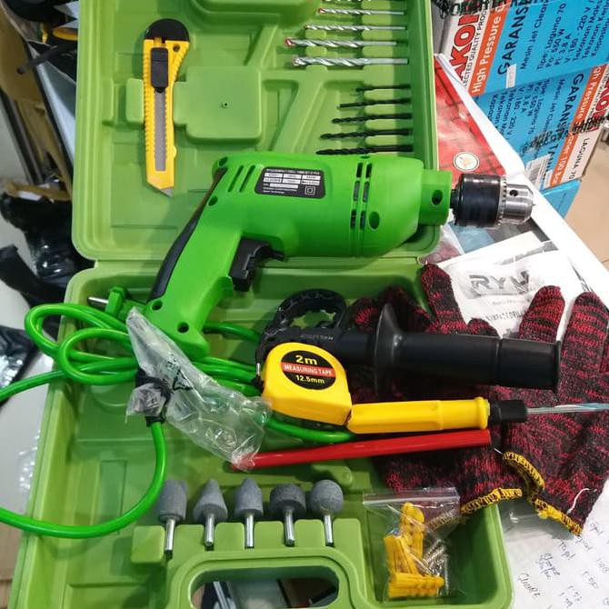 PAKET MESIN BOR TEMBOK RYU RID 13-1 REB MESIN BOR BETON TEKIRO RYU