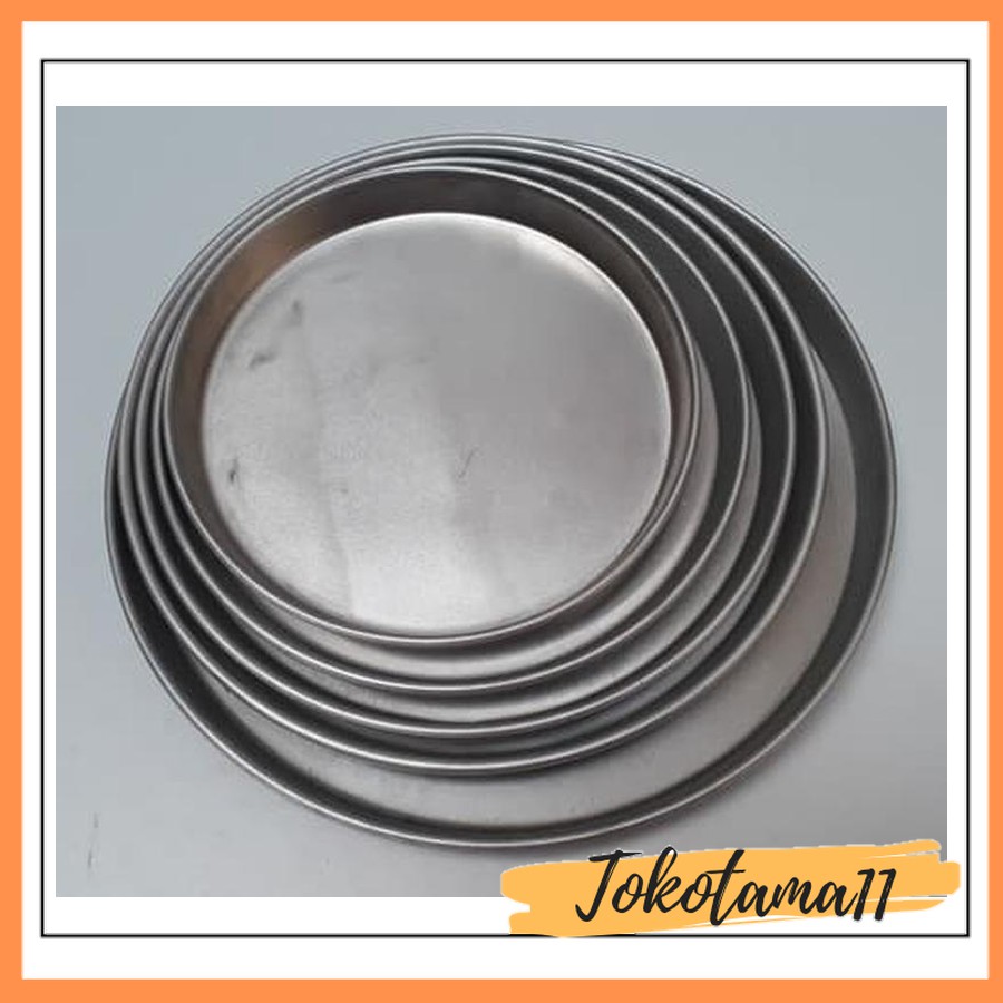 WV. LOYANG ALUMINIUM PIZZA 14 CM / PIZZA PAN TEBAL / LOYANG PIZZA14
