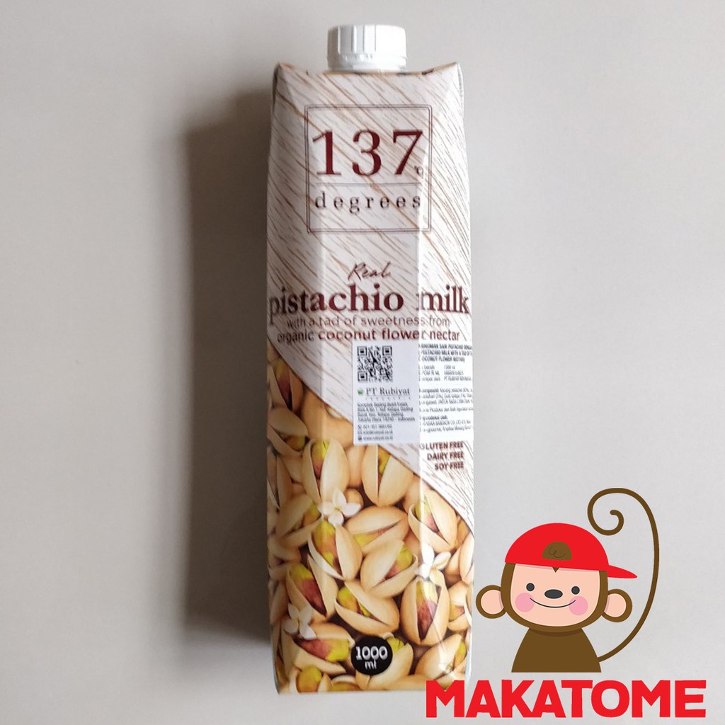 

137 C Degrees Real Pistachio Milk 1000 ml Kacang susu 137C 1 Liter 1L 1000ml