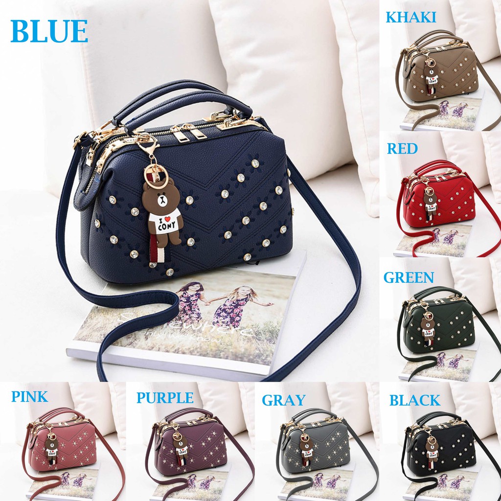 JK U3065 1KG MUAT 2PCS TAS IMPORT FASHION DOCTOR HANDBAG Y108726 Y1098726 E485 T325 G225 P9736