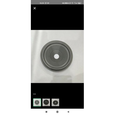 Daun plus spon woofer 6 inch / daun speaker woofer 6 inch