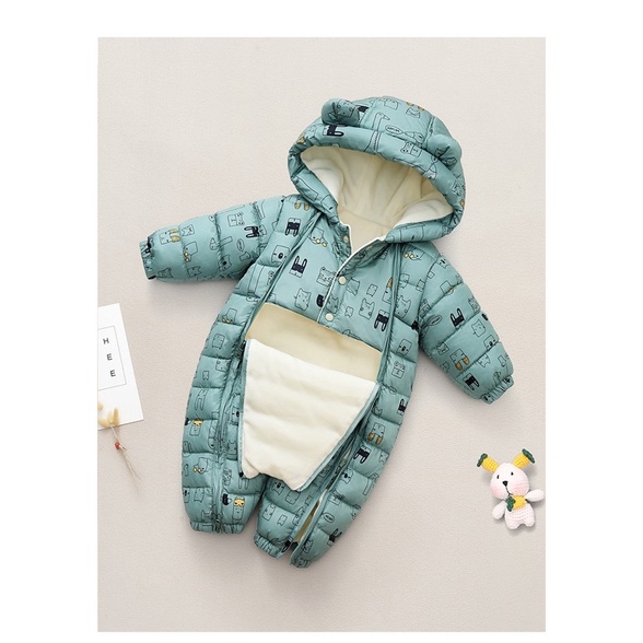 Overalls bayi winter jumper coat baby musim dingin set import hangat warm overall jaket anak outfit