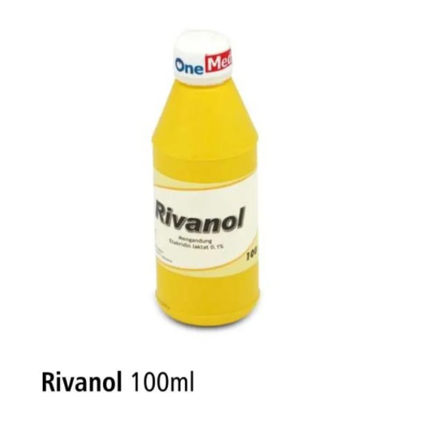 RIVANOL ONEMED ONE MED CAIRAN ANTISEPTIC PEMBERSIH LUKA 100ml 1 btl