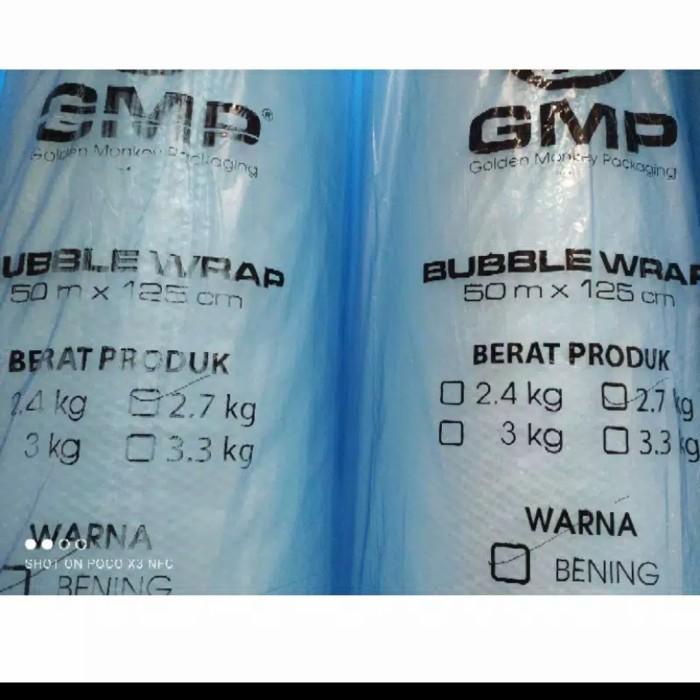 

Wraping Bubble Wrap Gmp 2.7Kg Ukuran 50M X 125Cm (Persis 3Kg)