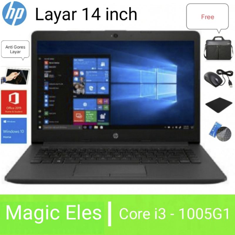 Laptop HP 240 G7 intel Core i3 - 1005G1Ram 4GB HDD 1TB Windows 10