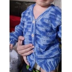 Sweater cardigan rajut handmade