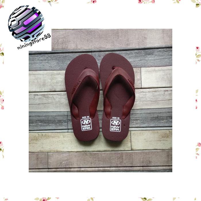 Sandal sendal pria Jepit KaretNew Era SL25