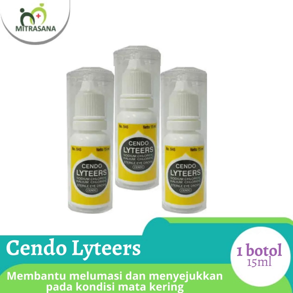 Cendo Lyteer Obat Tetes Mata 15ml | 0,6 Ml 5 Botol