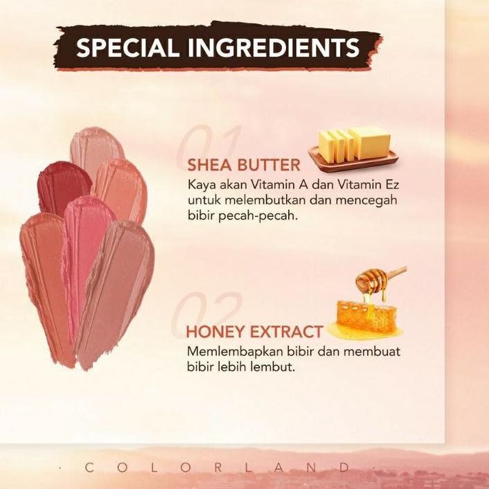 ♤ Kosmetik You Colorland Juicy Pop Lipstik | Lipcream Lipstick Lipstik ➽