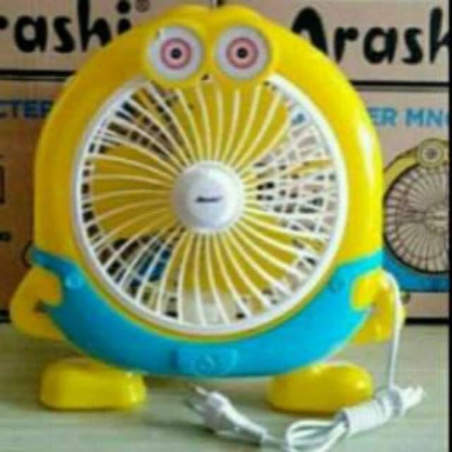 Kipas Angin Karakter Cartoon / Desk Fan ARASHI 128