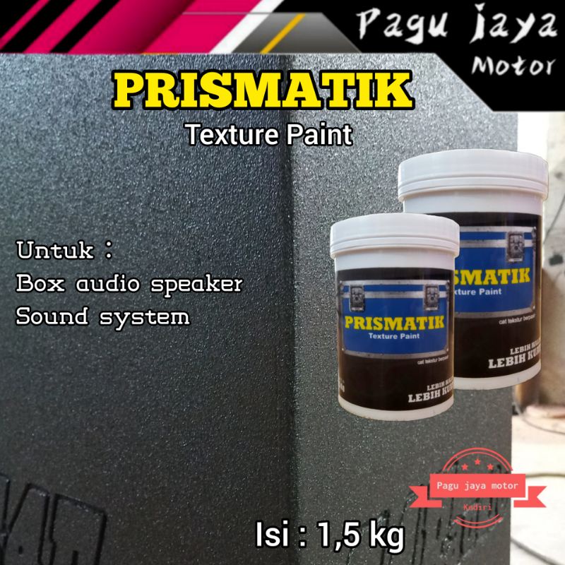 cat box audio sound sistem cat tekstur berpasir prismatik