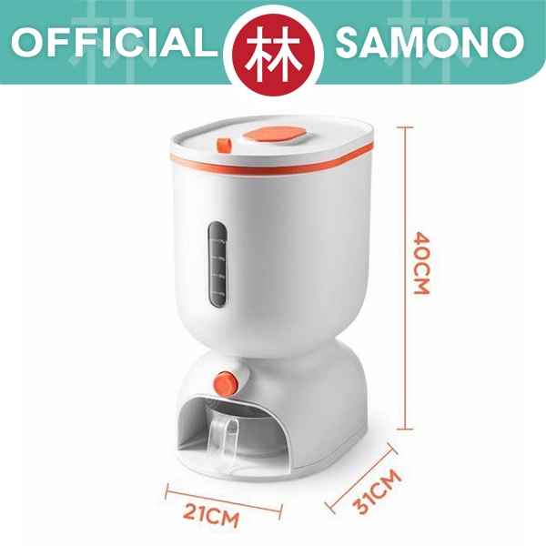 Samono SRB001 Dispenser Beras Rice Box Kapasitas 10KG Tempat Box Beras